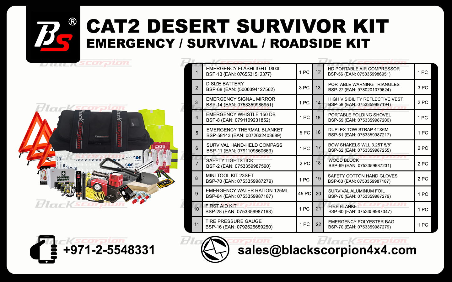 DESERT SURVIVOR KIT